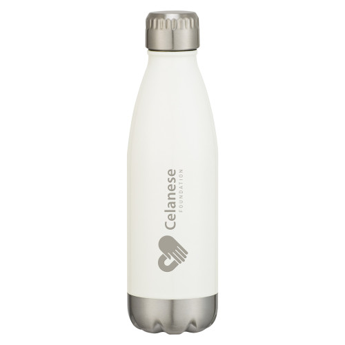  White 16 Oz. Swig Stainless Steel Bottle - Celanese Foundations