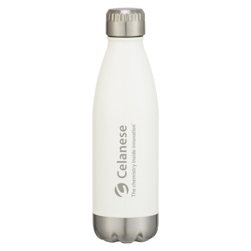  White 16 Oz. Swig Stainless Steel Bottle - Celanese