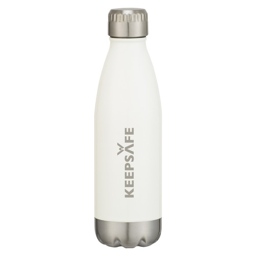  White 16 Oz. Swig Stainless Steel Bottle - Celanese KeepSafe