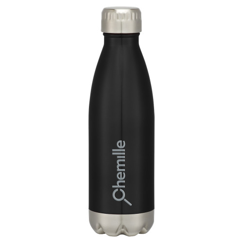  Swig Stainless Steel Black Bottle 16oz - Chemille Engraved