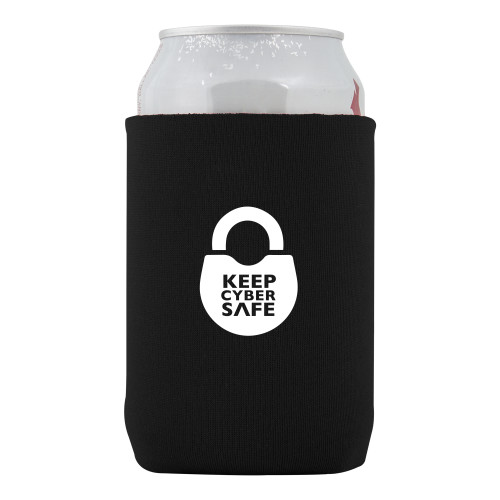  Neoprene Black Can Holder - Keep  Cyber Safe