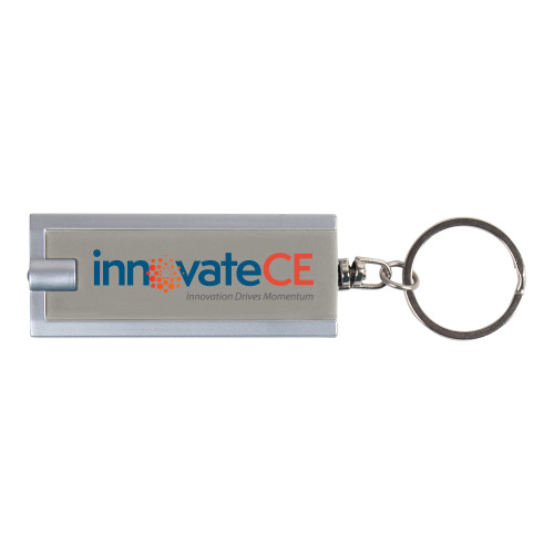  Turbo Silver Flashlight Key Holder - innovateCE