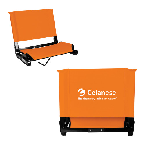  Stadium Chair Orange - Celanese - Primary Logo w/Tagline