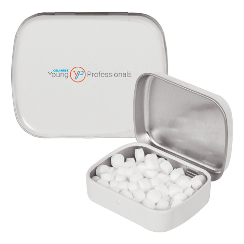  White Rectangular Peppermint Tin - Young Professionals