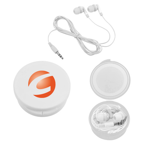  Ear Buds in White Case - C Icon