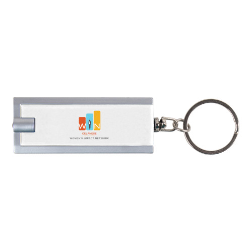  Turbo White Flashlight Key Holder - Womens Impact Network