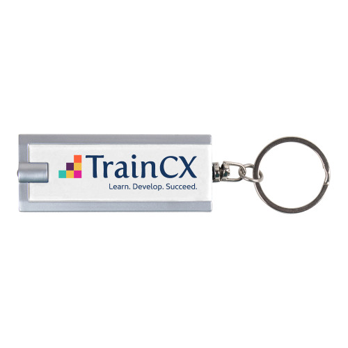  Turbo White Flashlight Key Holder - TrainCX