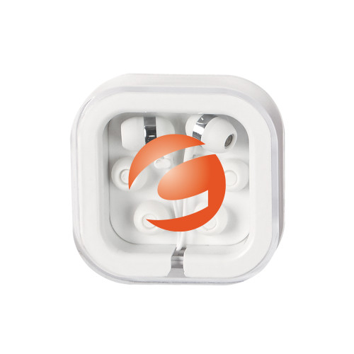  Ear Buds in Clear Square Case - C Icon
