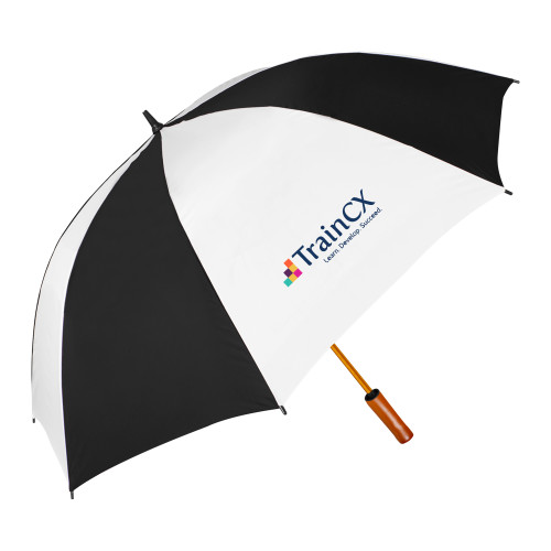  64 Inch Black/White Umbrella - TrainCX