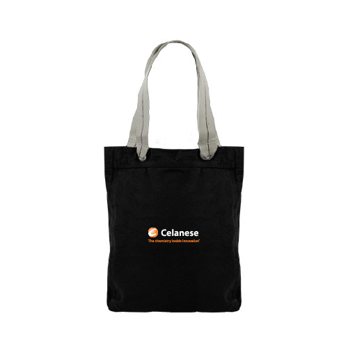  Allie Black Canvas Tote