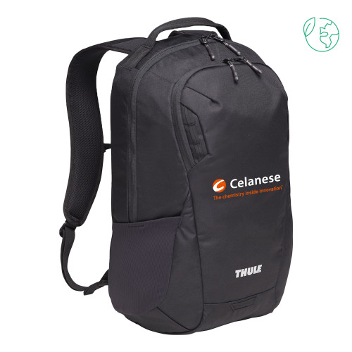 Thule Black Recycled Lumion 15 in. Computer Backpack - Celanese - Primary Logo w/ Tagline