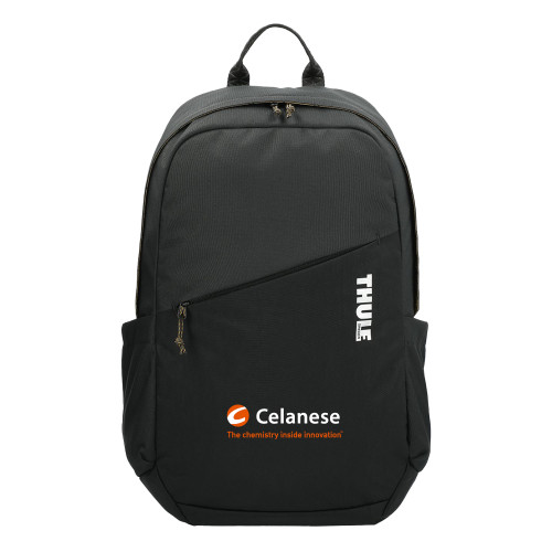  Thule Black Heritage Notus 16 in. Computer Backpack 20L - Celanese - Primary Logo w/ Tagline