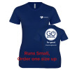 Thumbnail image for  Next Level Womens Navy Boyfriend Tee