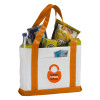 Thumbnail image for  Contender White/Orange Canvas Tote