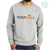 Thumbnail image for  Allmade Light Grey Organic French Terry Crewneck Sweatshirt