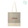 Thumbnail image for  Split Recycled Grey Cotton Twill Convention Tote
