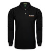 Thumbnail image for  Black Long Sleeve Polo