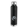 Thumbnail image for  Thor Copper Vacuum Insulated Black Bottle 22oz