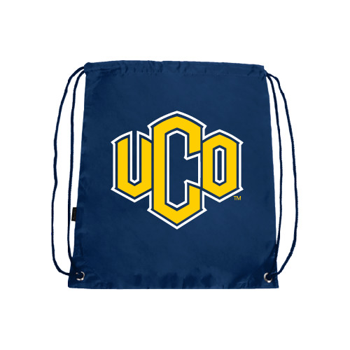  Navy Drawstring Backpack - Official Logo