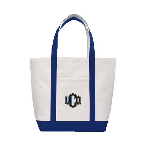  Contender White/Navy Canvas Tote - Official Logo