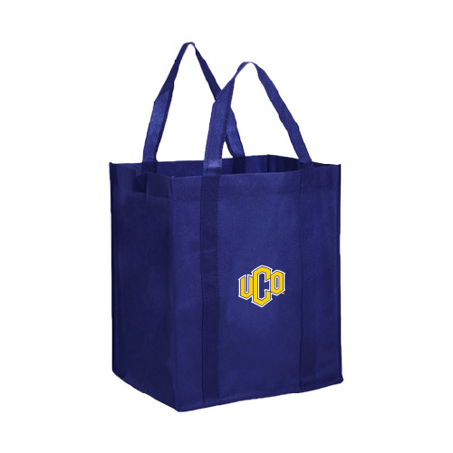  Non Woven Navy Grocery Tote - Official Logo