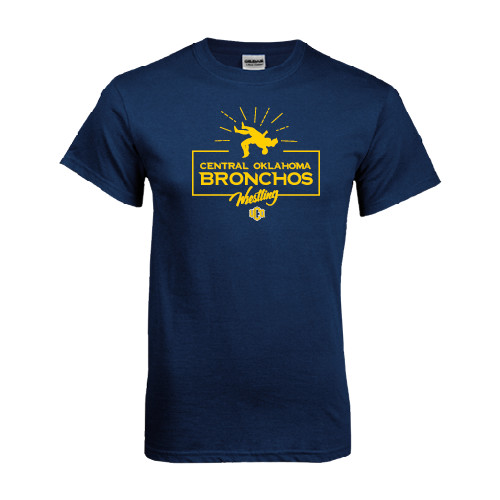  Navy T Shirt - Bronchos Wrestling