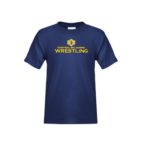  Youth Navy T Shirt - Central Oklahoma Wrestling