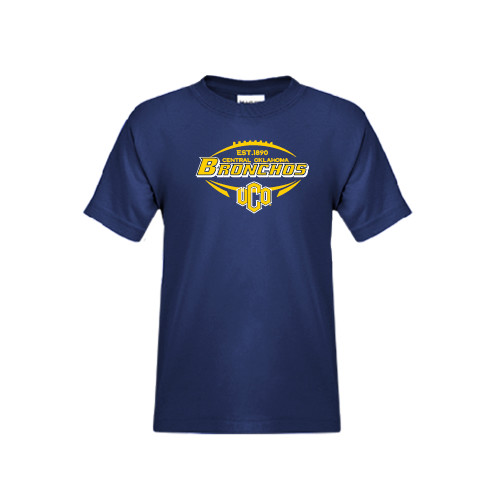 Youth Navy T Shirt - Bronchos Football