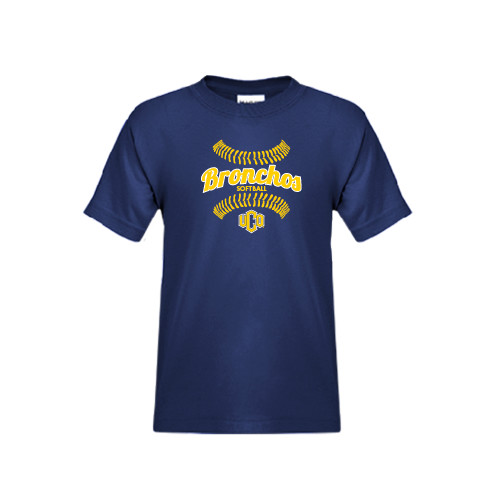  Youth Navy T Shirt - Bronchos Softball