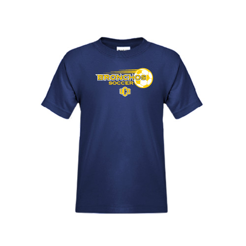  Youth Navy T Shirt - Bronchos Soccer