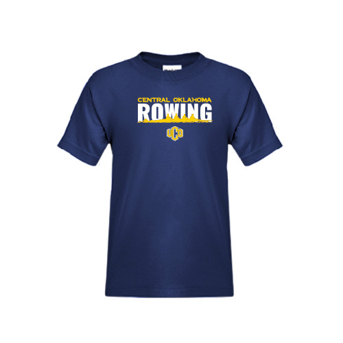 Youth Navy T Shirt - Central Oklahoma Rowing