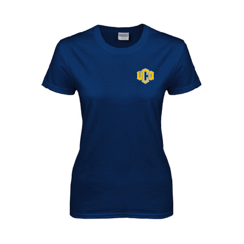  Womens Short Sleeve Navy Tee - Official Logo