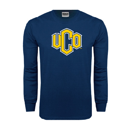  Navy Long Sleeve T-Shirt - Official Logo