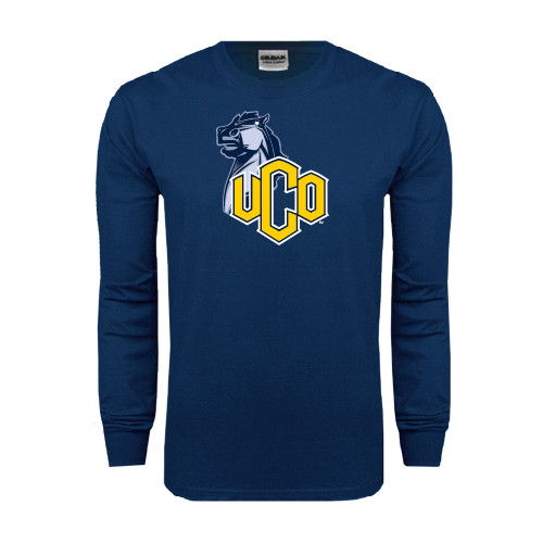  Navy Long Sleeve T-Shirt - Official Logo
