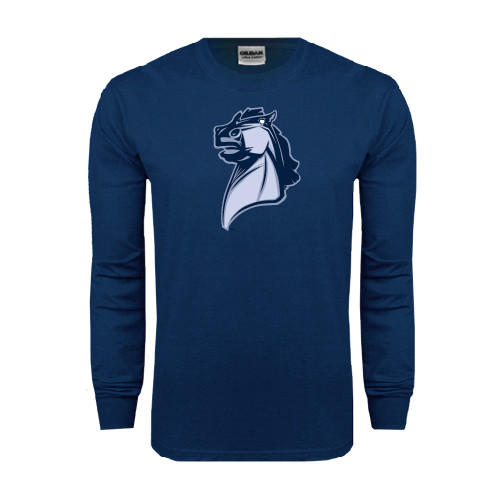  Navy Long Sleeve T-Shirt - Official Logo