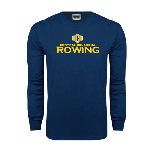  Navy Long Sleeve T-Shirt - Central Oklahoma Rowing
