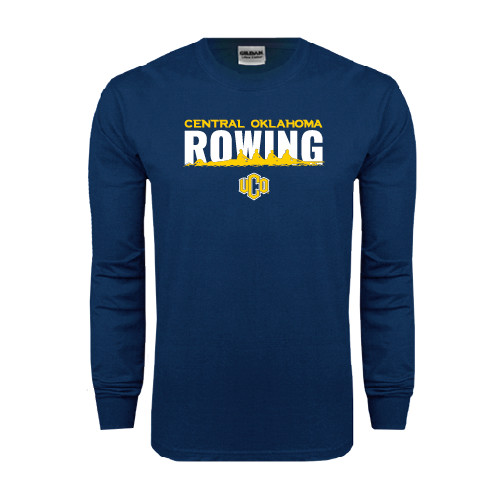  Navy Long Sleeve T-Shirt - Central Oklahoma Rowing