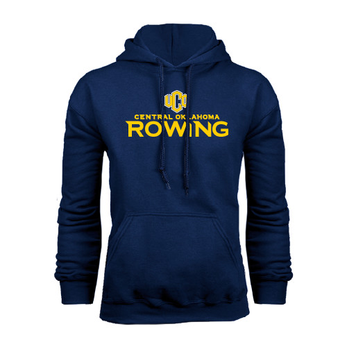  Navy Fleece Hoodie - Central Oklahoma Rowing