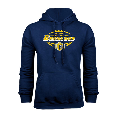  Navy Fleece Hoodie - Bronchos Football