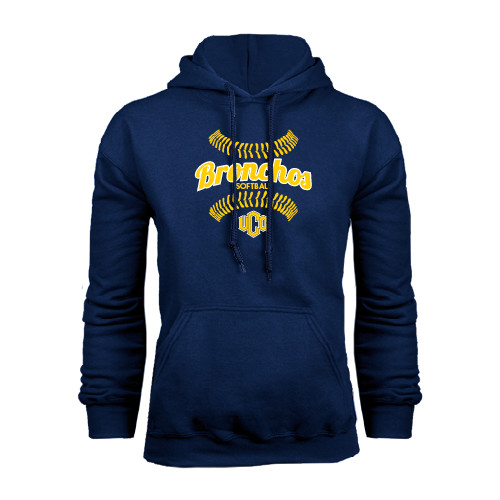  Navy Fleece Hoodie - Bronchos Softball