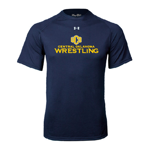  Under Armour Navy Tech Tee - Central Oklahoma Wrestling