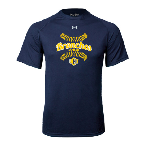  Under Armour Navy Tech Tee - Bronchos Softball