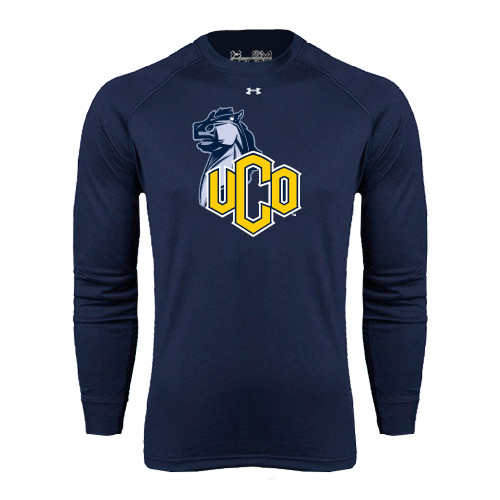  Under Armour Navy Long Sleeve Tech Tee - UCO with Mascot