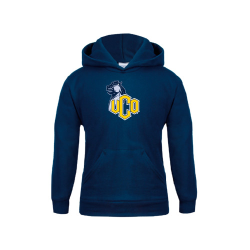  Youth Navy Fleece Hoodie - Official Logo