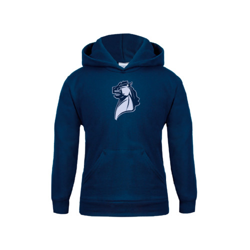  Youth Navy Fleece Hoodie - Official Logo