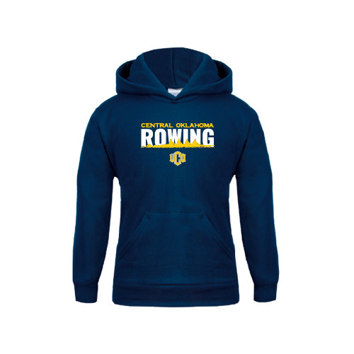  Youth Navy Fleece Hoodie - Central Oklahoma Rowing