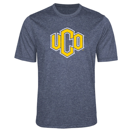  Navy Heather Performance Contender Tee - Official Logo
