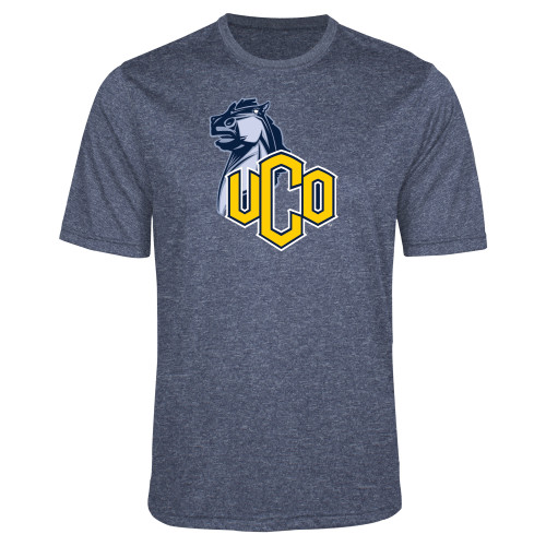  Navy Heather Performance Contender Tee - UCO with Mascot