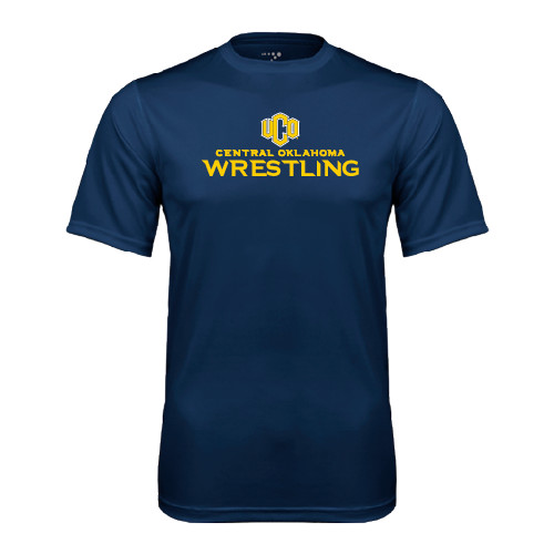  Navy Performance Tee - Central Oklahoma Wrestling