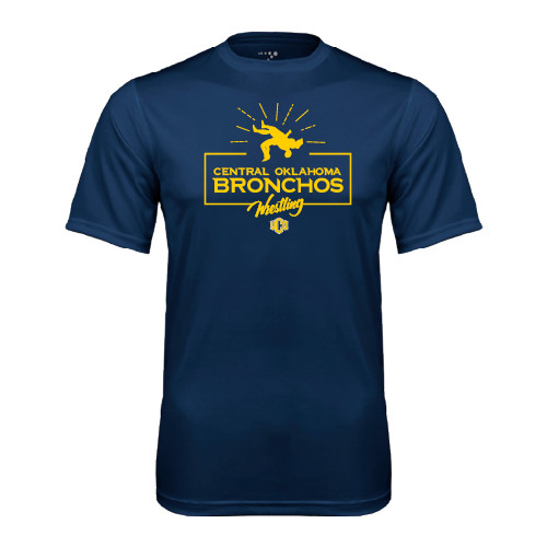  Navy Performance Tee - Bronchos Wrestling